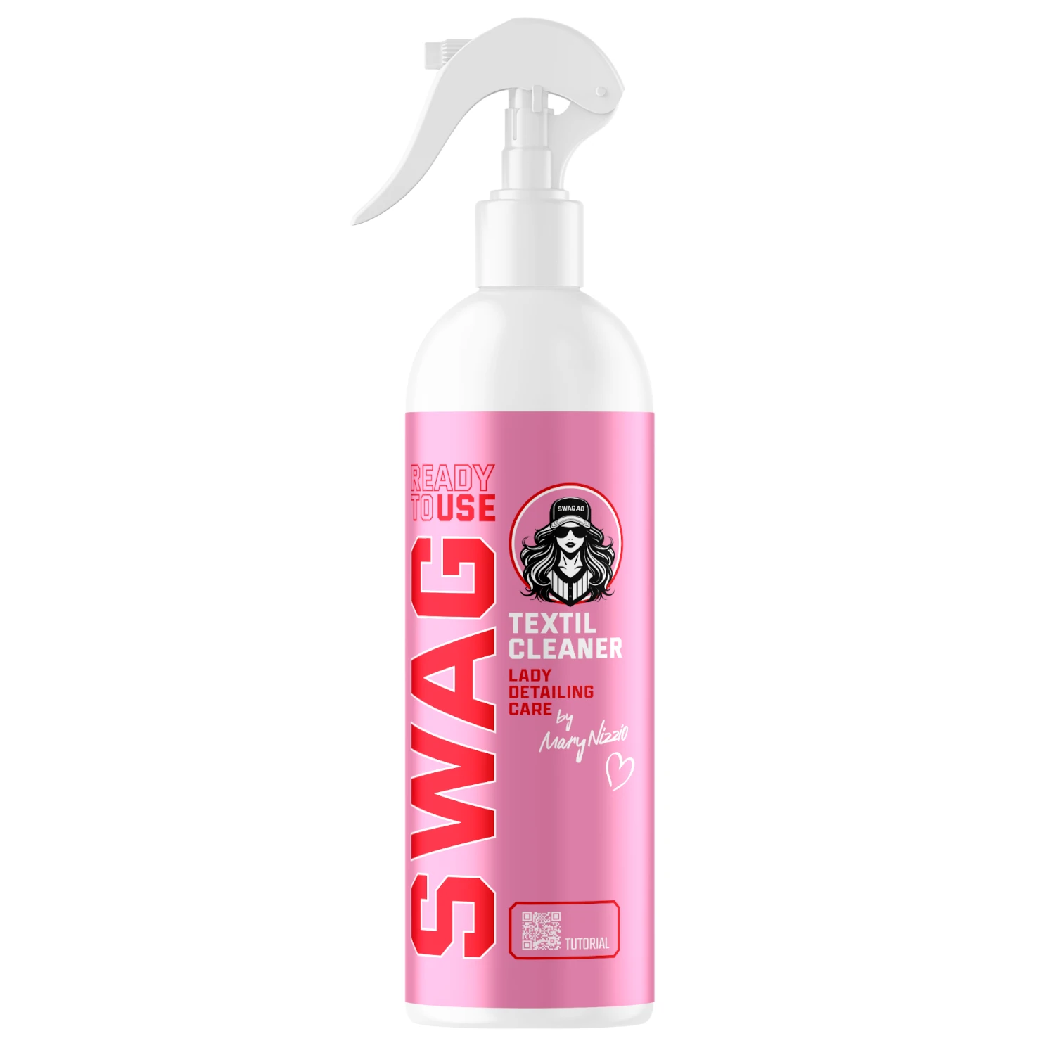 SWAG Fabric Cleaner RTU 500ml spray bottle for vehicle interior upholstery and textile cleaning