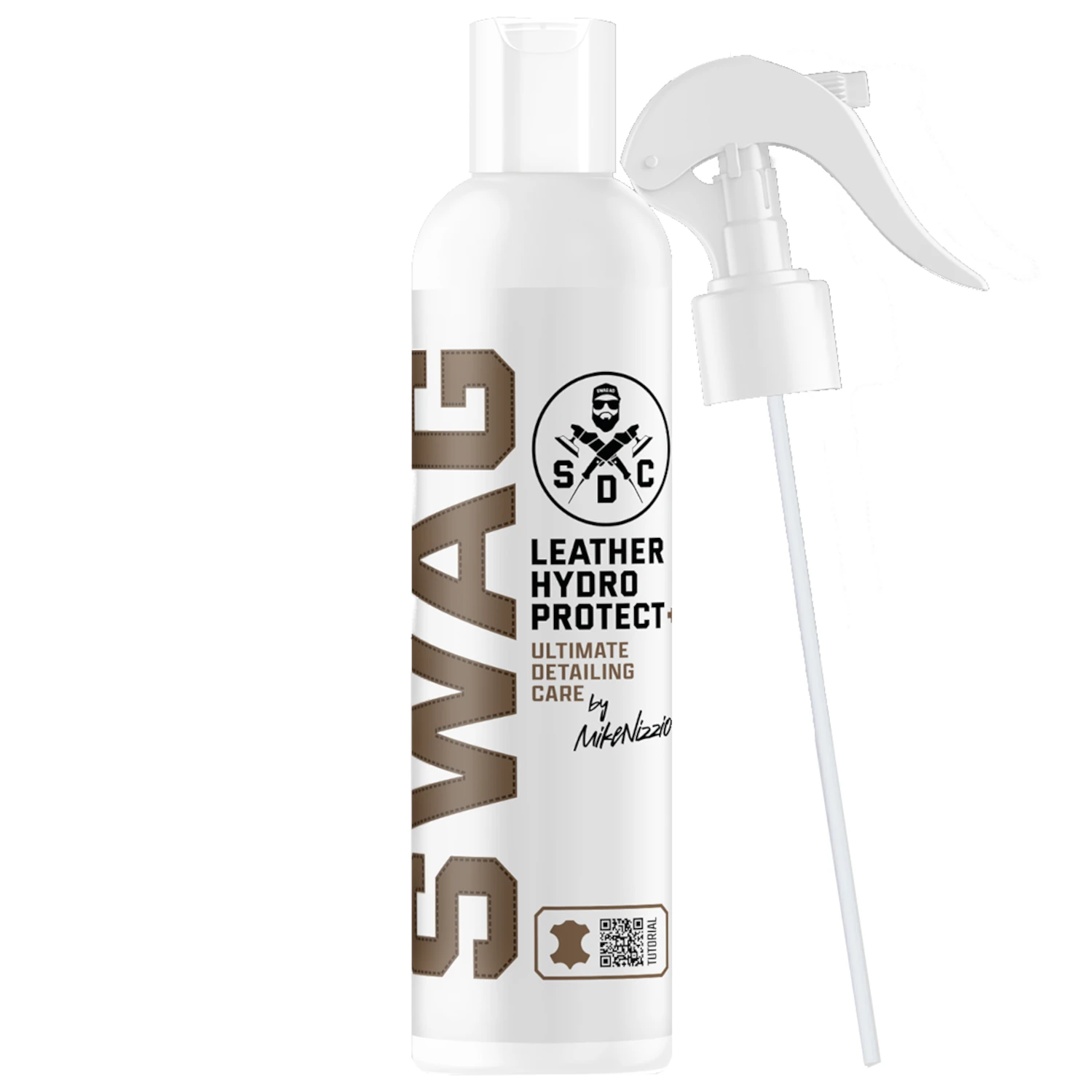 Leather Quick Conditioner Spray 250ml with hydrophobic SiO2 protection and satin finish from SWAG Detailing Cosmetics