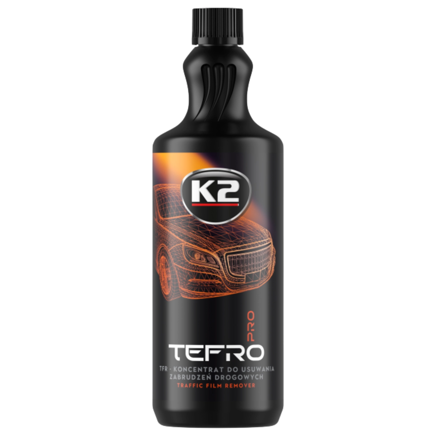 K2 Tefro Pro degreaser 1L bottle for quick cleaning and degreasing of vehicles