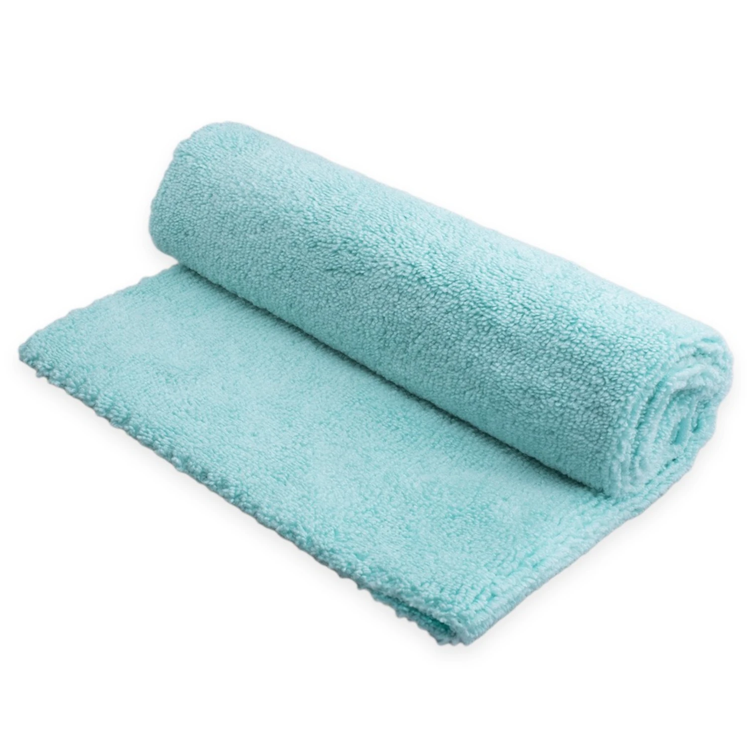 Edgeless microfibre towel 40x40cm 360gsm in green, WaxPRO NoLimit ULTRA Green for polishing and Ceramic Coating