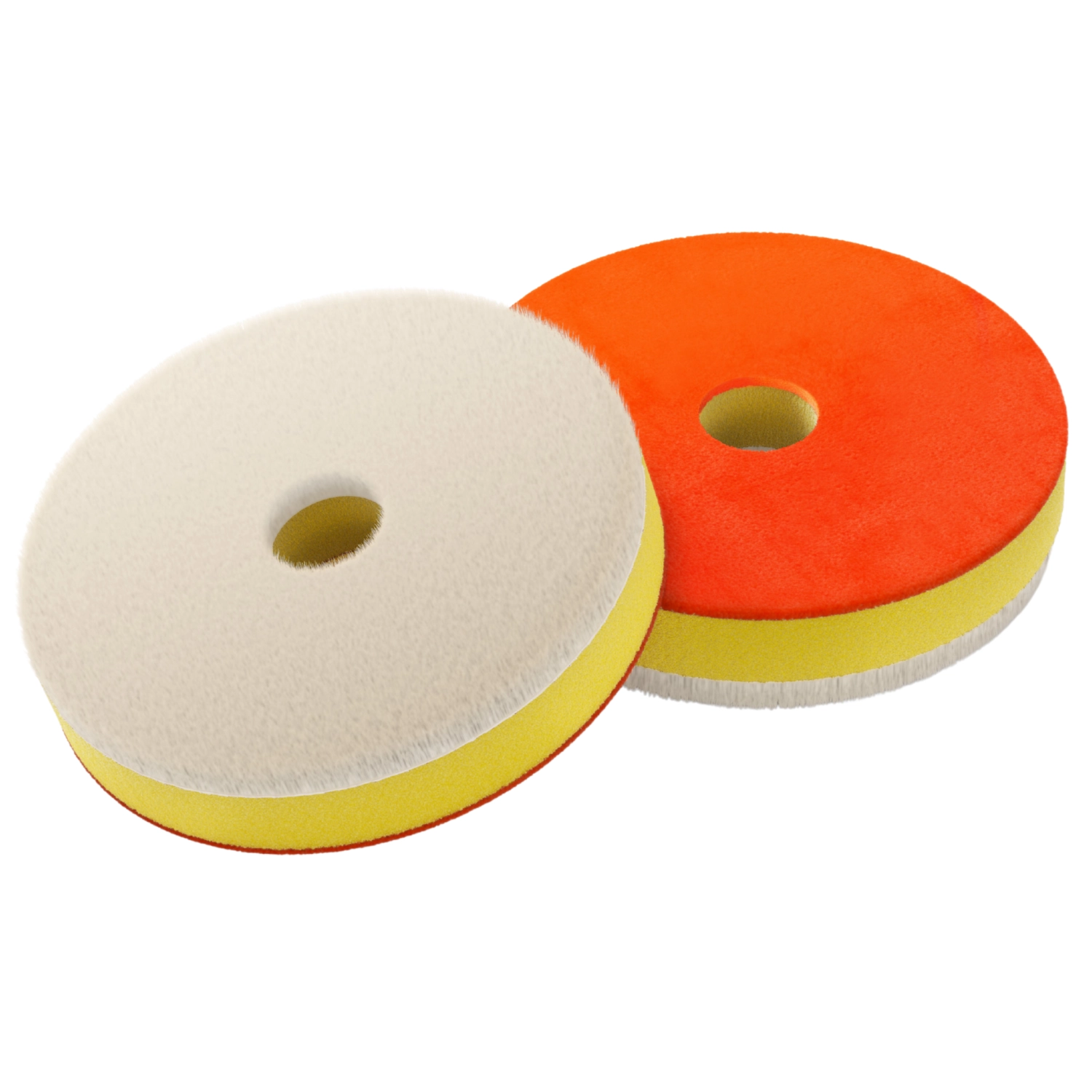 Polishing pad 75mm with short wool fibre from ADBL for fast cutting and heavy paint correction