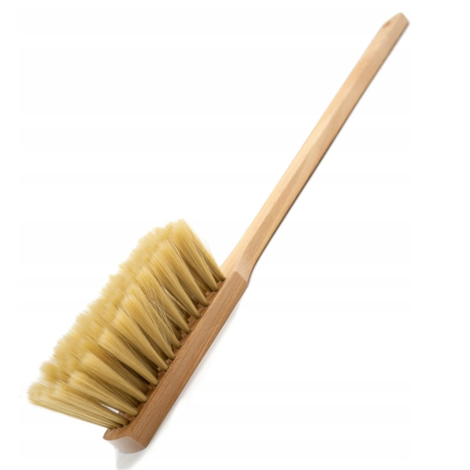 MrCleaner Snow Brush 60 cm with Eco Bristle head and beechwood handle for scratch-safe snow removal